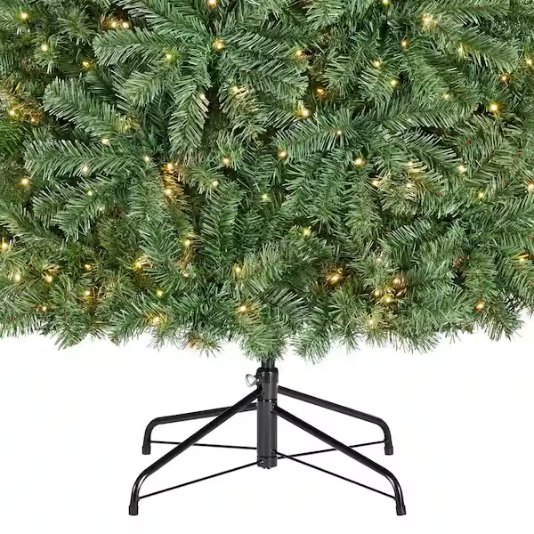 7.5-ft Pre-Lit LED Pine Christmas Tree
